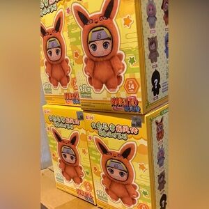 Bundle of 4 Naruto EAKI cute beast party blind box shippuden